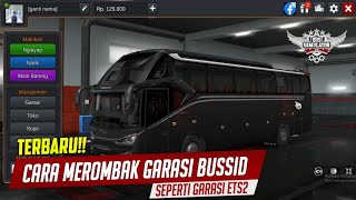 BISA!!, CARA TERBARU MENGUBAH GARASI BUSSID v3.3.3 MENJADI GARASI ETS2 100% WORK | Kodename