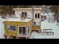 Couple Builds House Off Grid - Framing TIMELAPSE