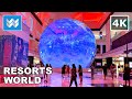 [4K] Resorts World Las Vegas 2021 Walking Tour | Newest Hotel Casino Opened On The Strip 🎧 Binaural