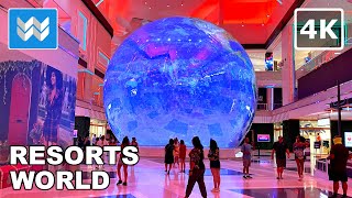[4K] Resorts World Las Vegas | Newest Hotel Casino Opened On The Strip - Walking Tour Vlog