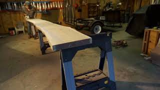 How to Make a Live Edge Black Walnut Bar Top