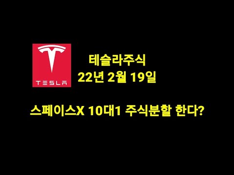 스페이스 엑스 주식 New 2022 스페이스X 10대1 주식분할 한다?