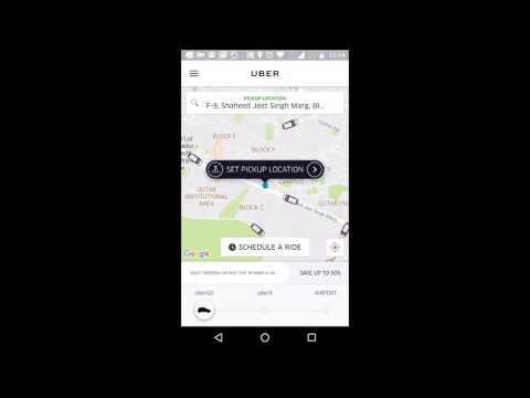 Booking Uber cab/car/taxi on Your mobile with promo code