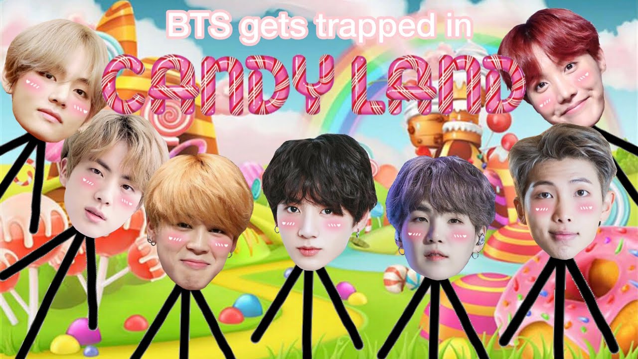 BTS Stickman | BTS gets trapped inside CandyLand! (14K Subscriber Special!)
