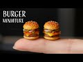 How to make polymer clay burger miniatures polymer clay tutorial