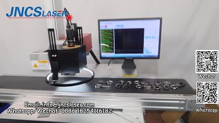 laser marking machine with CCD Camera Visual Positioning System and conveyor belt, jncslaser Profile