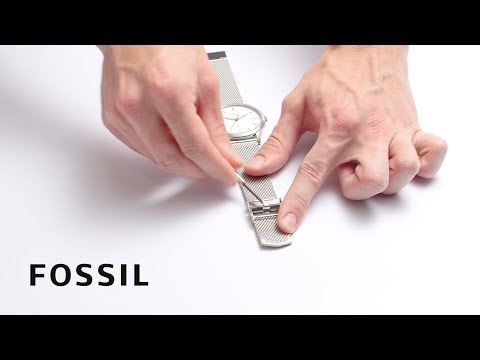 How To Adjust A Fossil Mesh Watch Strap