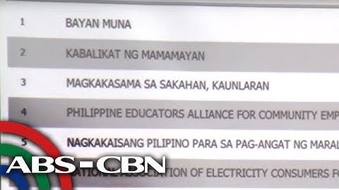 The World Tonight: Comelec releases order of listing of party-list on official ballots