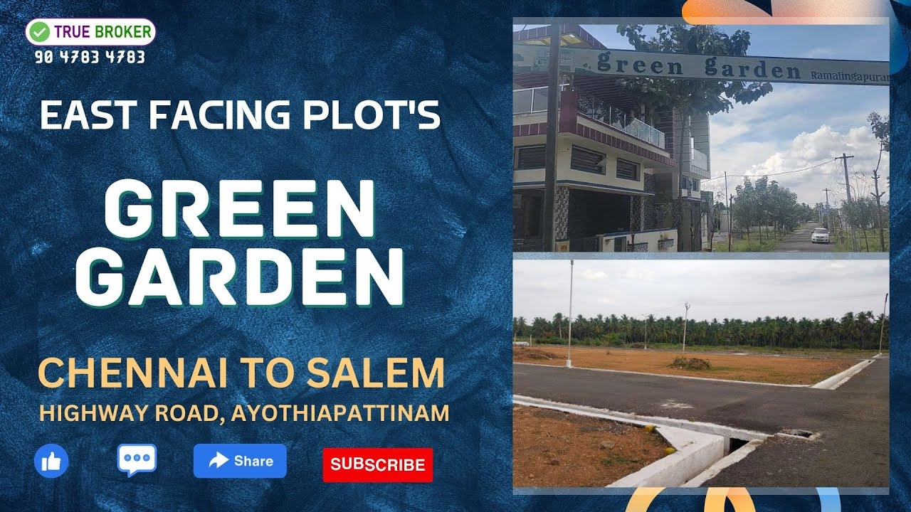 Plot's For Sale GREEN GARDEN House Sales in Ayodyapatinam