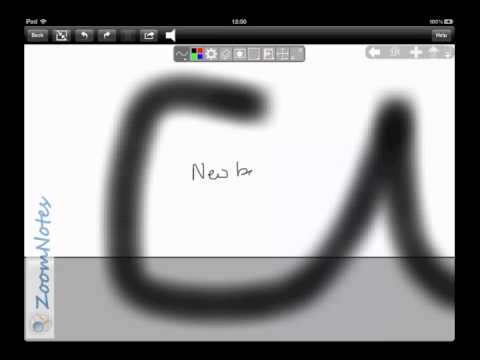 Zoomnotes HandWrite How-to tutorial