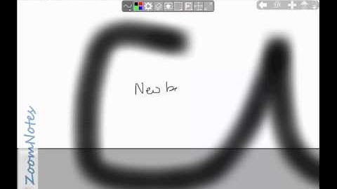 Zoomnotes HandWrite How-to tutorial