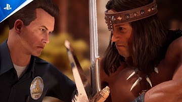 Mortal Kombat 1: Khaos Reigns | T-1000 vs Conan the Barbarian Intro | PS5