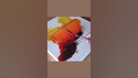 Acrylic Painting with Masking Tape / #youtubeshorts #shorts