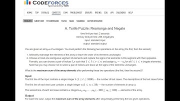 A. Turtle Puzzle: Rearrange and Negate Codeforces Round 929 (Div 3)