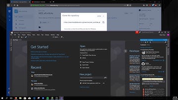 How to clone a bitbucket repository straight into VS2017