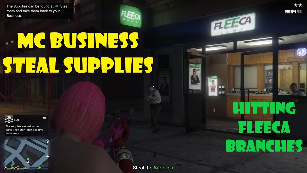 Fleeca Bank Robbery (Vespucci Boulevard) MC Business, Steal Supplies