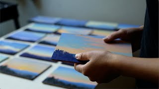 'Albe' a project by Daniela Astone - Painting 365 Sunrises