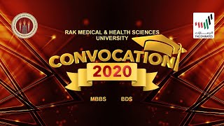 RAK MEDICAL AND HEALTH SCIENCES UNIVERSITY _ CONVOCATION 2020