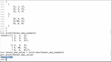 PyTorch Max: Get Maximum Value Of A PyTorch Tensor - PyTorch Tutorial