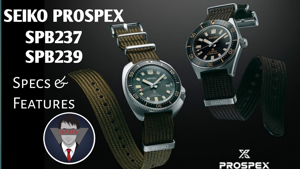 Introducing TWO NEW DIVE WATCHES FROM SEIKO PROSPEX SPB237J1, SPB239J1 ON  SEICHU FABRIC STRAP 63MAS - YouTube