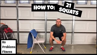 How to do 21 Squats // Exercise Tutorial // 21 Squats