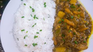 Jamaican Curry Chicken Recipe | How To ga voiceoverfoodrecipe jamaicancurrychicken