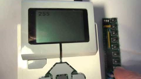8-button EV3 I2C test