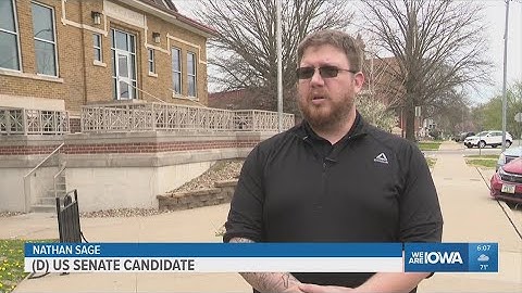 Why Democrat Nathan Sage is running for Sen. Joni Ernst