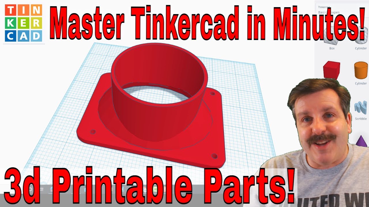 Making useful parts for 3d printing using Tinkercad