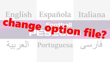 how to change option file (PES 2021 and PES 2020) [TUTORIAL] fix: you can not import any more images