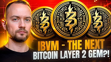 🚀 IBVM - The Next Bitcoin Layer 2 GEM?! Buy at $0.14 Before $0.60!