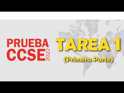 Nacionalidad Española - Examen CCSE 2022 - Instituto Cervantes - Tarea 1  (primera parte)