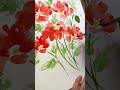 How I found inspiration to paint details on orange poppies