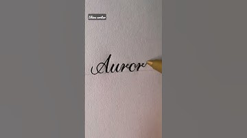 Aurora Name - Next❓#fyp #shorts #short #calligraphy #like #aurora #subscribe #viral #next #trending