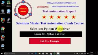 Lesson 12   Python Unit Test  Example