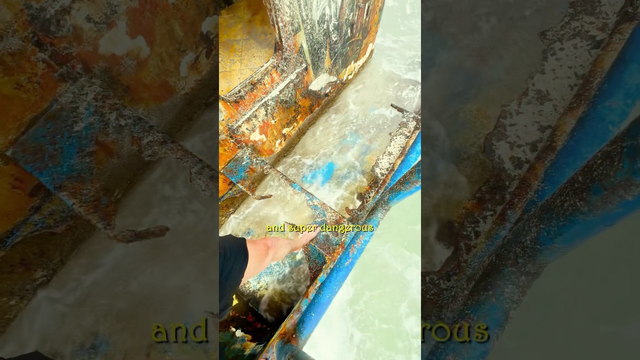 I found a *dangerous* 100 years old ship in Costa Rica #shipwreck #costarica #minivlog