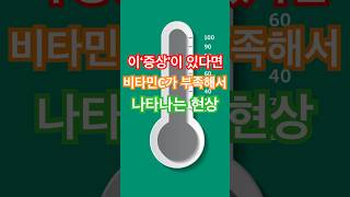 비타민c 가 부족하면 나타나는 증상#비타민씨#비타민c#vitaminc#증상#부족