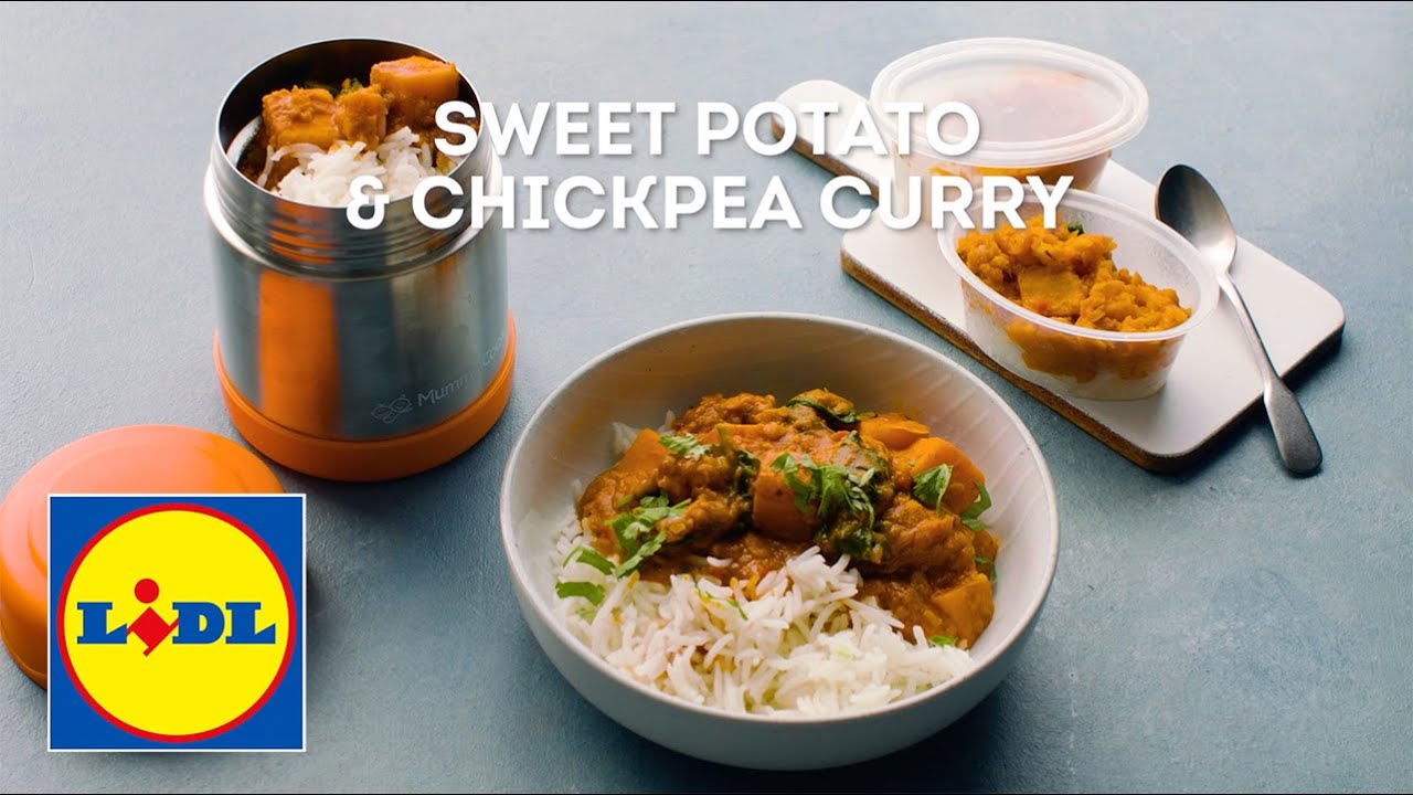 Mummy Cooks Sweet Potato & Chickpea Curry Lidl Recipes YouTube