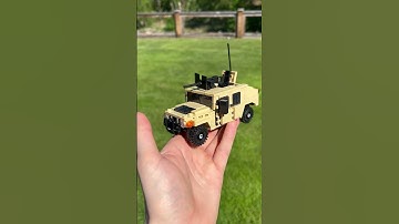 CUSTOM LEGO HUMVEE! #bricktactical #customlego #lego