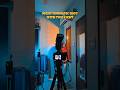 How to Shoot a Cinematic Portrait at Home! 💡📸 #Shorts