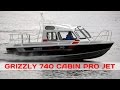 Катер Grizzly 740 CABIN PRO JET