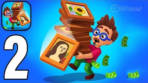 Gallery Idle: Business Tycoon - Gameplay Walkthrough Part 2 Hire artists (Android,iOS)