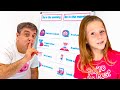 Nastya apprend  ne pas tre en retard  lcole  histoires scolaires pour les enfants