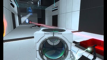 Portal 2 solution - fragile thermal redirection cube