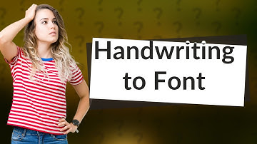 What app can turn your handwriting into a font?