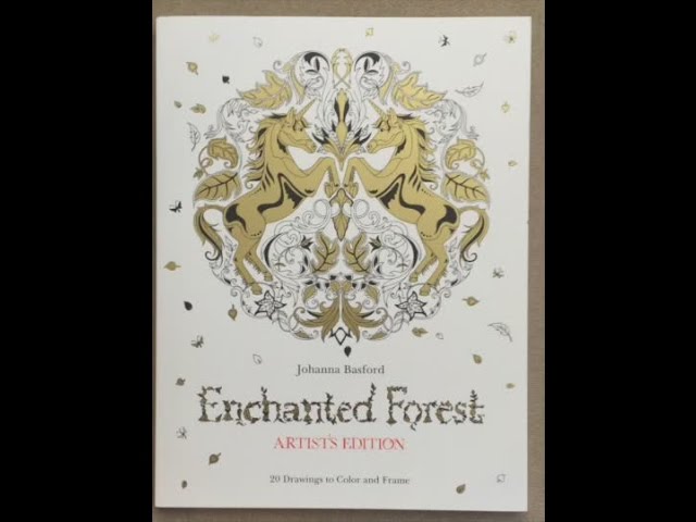 Download Enchanted Forest Artist S Edition 20 Drawings To Color And Frame Youtube