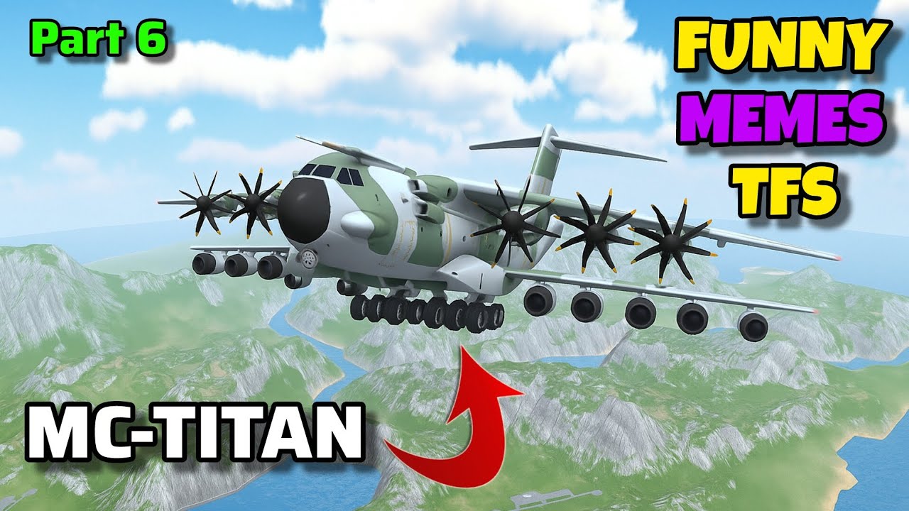 NEW MC-TITAN PLANE & More MEMES in Turboprop flight simulator 