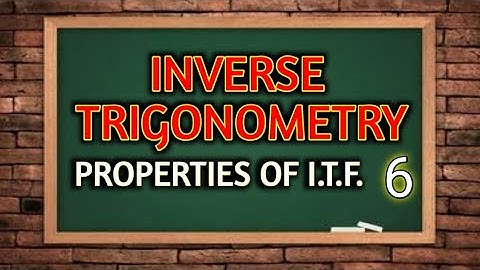 inverse trigonometry class 12 - amit ranjan mathematics | rd sharma exercise 4.12 class12