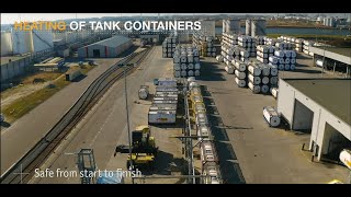 Heating tank container cargo