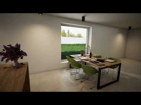 Grafické práce - 3d interaktivní vizualizace interiéru RD bez vybavení